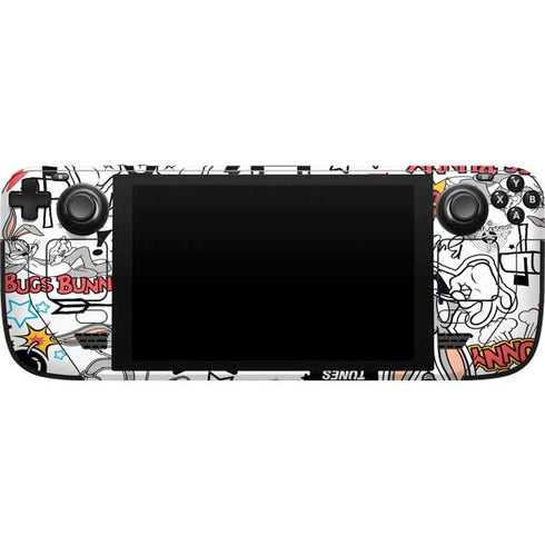 Looney Tunes Bugs Bunny Patches Steam Deck Handheld Gaming Computer Skin